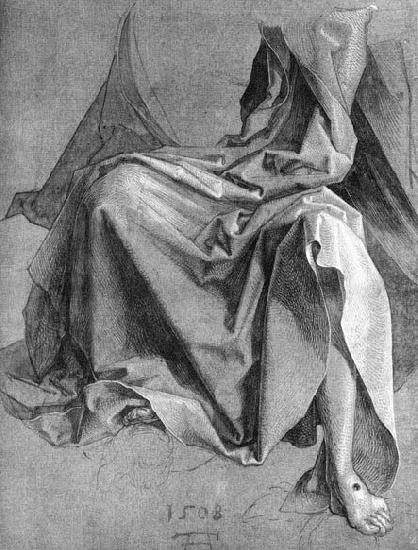 Albrecht Durer Study of a Drapery oil painting picture